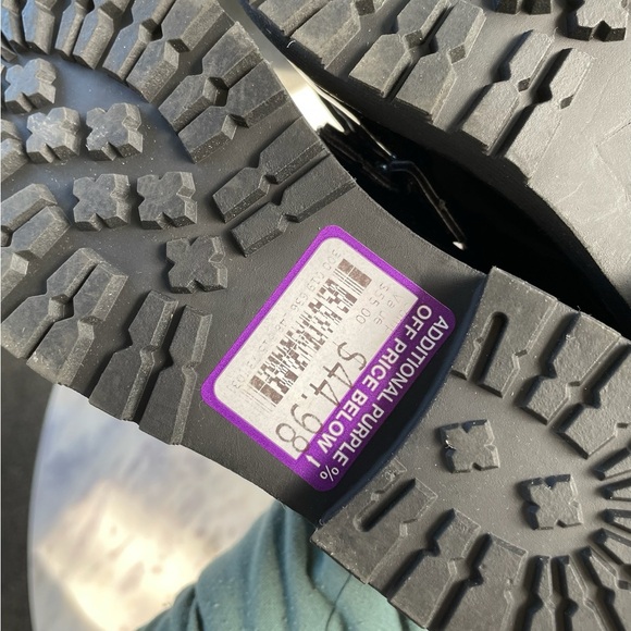 Steve Madden Girls’ Patent Loafers with Rhinestone Chain – Size 13 - Picture 6 of 12